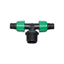 John Deere Pro Grip 16mm Tape x 19 mm mpt Threaded Branch Tee