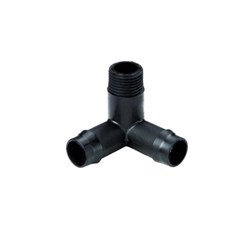Antelco Elbow Corner Poly Barbed 19mm x 1/2" MI BSP
