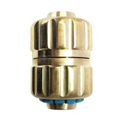 Holman Hose Joiner Grip N Lock Brass 12mm 