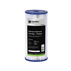 Puretec PP05LD1 Pleated Sediment Cartridge Large 10", 5 Micron