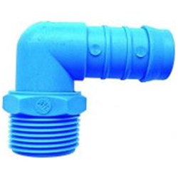 Tefen Chem Male Elbow 6 mm x 1/4"