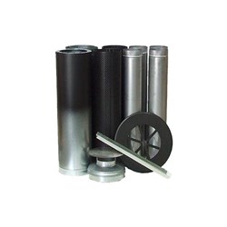 Flue Kit Universal 4" Deco Mesh Black