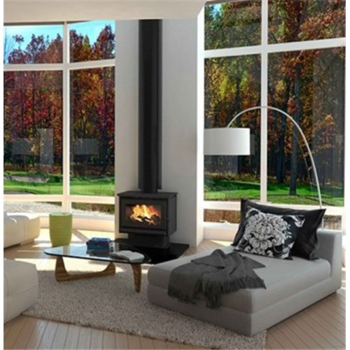 Masport Riverstone Freestanding Wood Heater Lifestyle