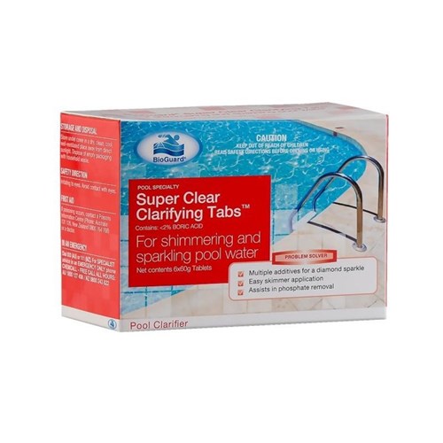 BioGuard Super Clear Clarifying Tabs (6 Tabs) 60g