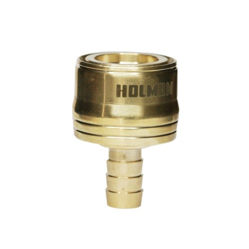 Holman Hose Connector Barbed Brass 12mm