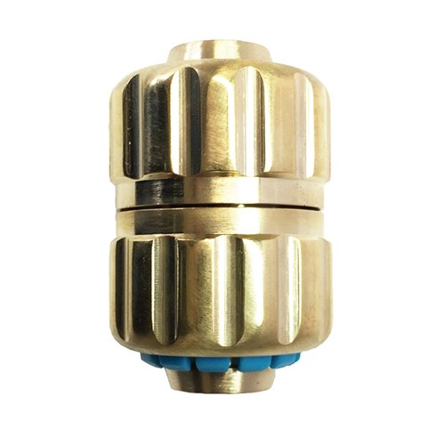 Holman Hose Joiner Grip N Lock Brass 12mm 