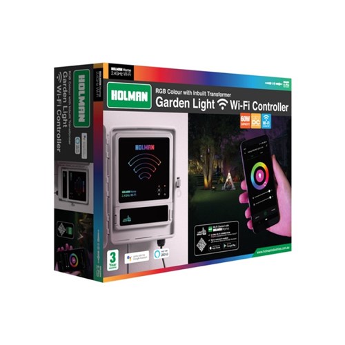 Holman RGB Colour Wi-Fi Garden Light Controller