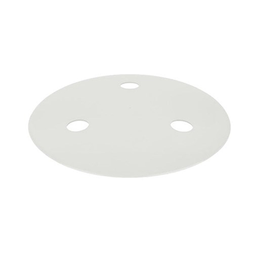 Main Drain Cover White Low Profile