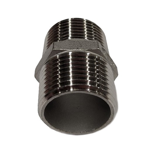 Hex Nipple Stainless Steel 